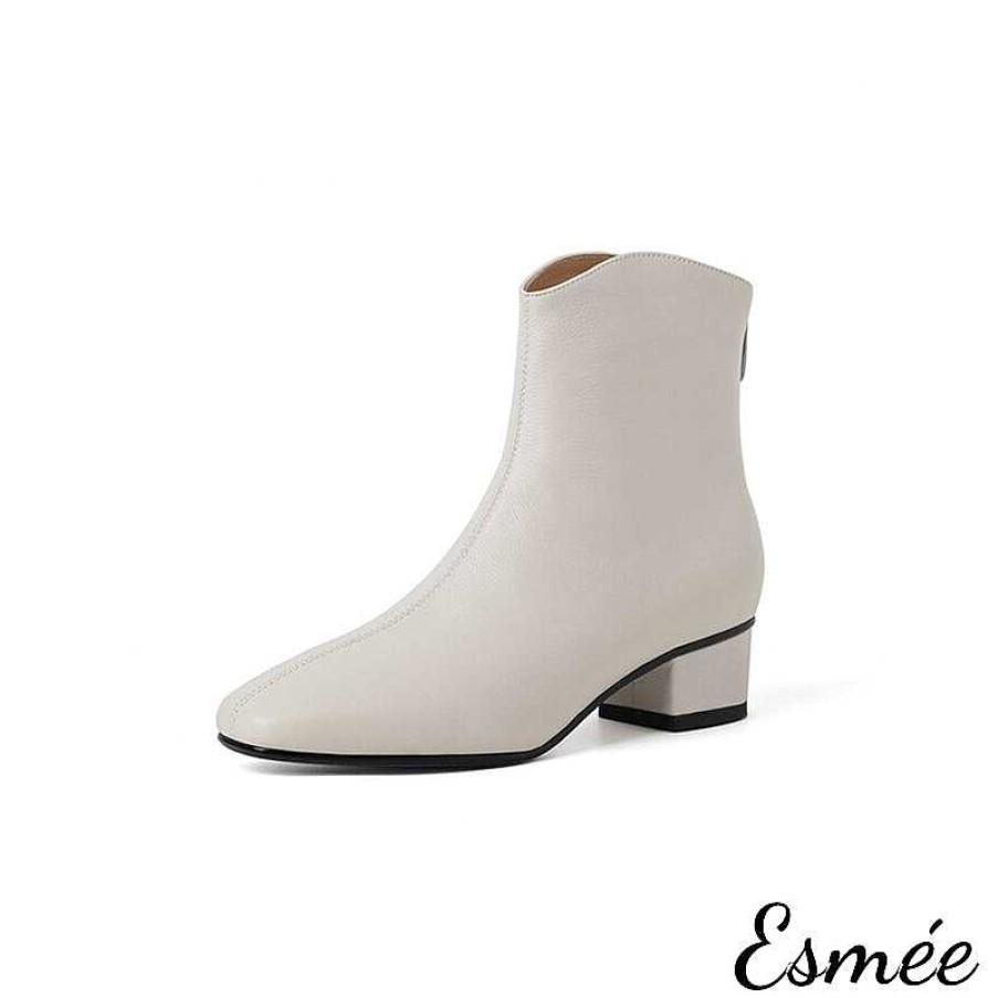 Shoes Esmée | Leather Ankle Riding Boots