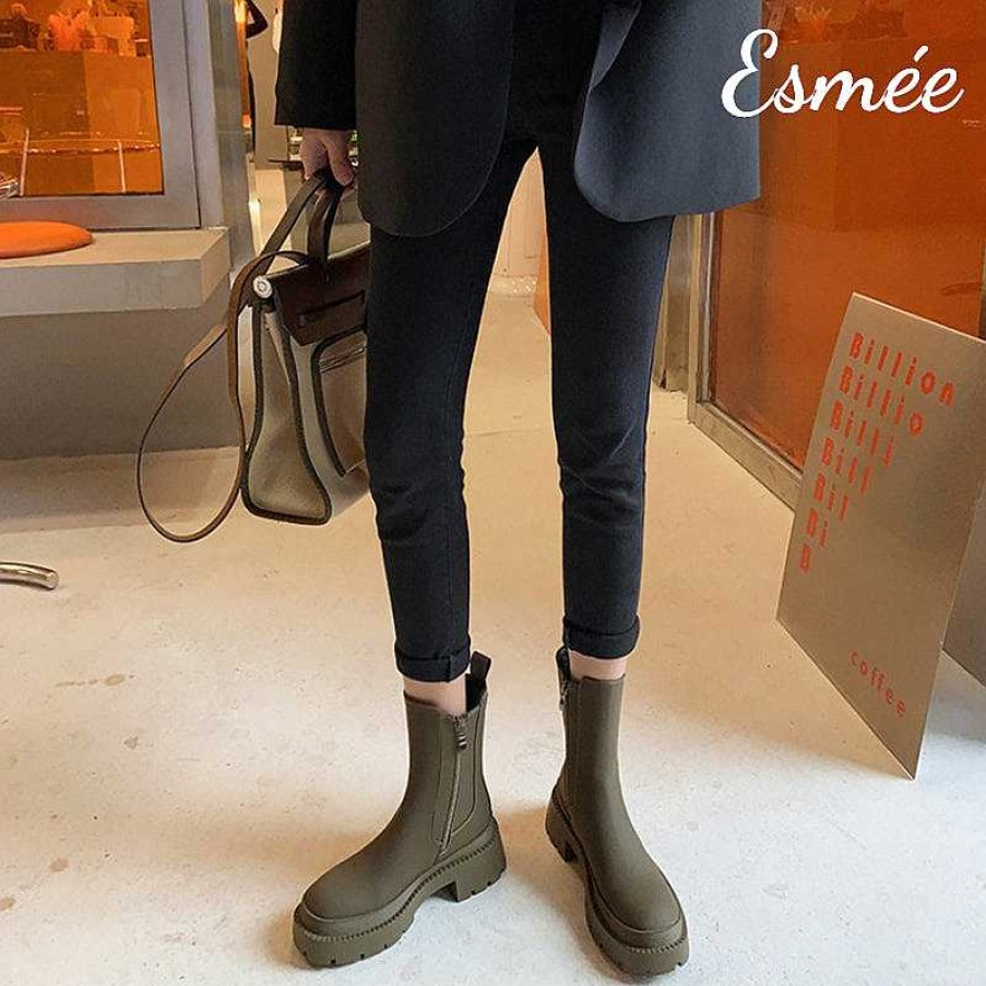 Shoes Esmée | Matte Material Chelsea Boots