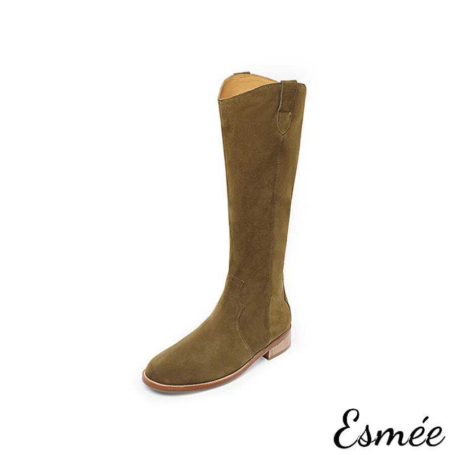 Shoes Esmée | Suede Long Boots