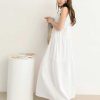 Clothing Esmée | Korean Cotton One Piece Long Midi Dress