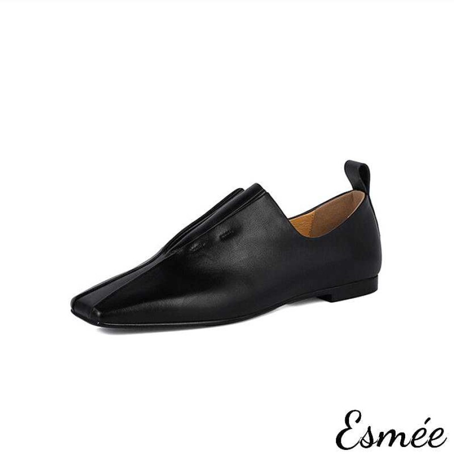 Shoes Esmée | Leather Loafers With Special Cut Out Design