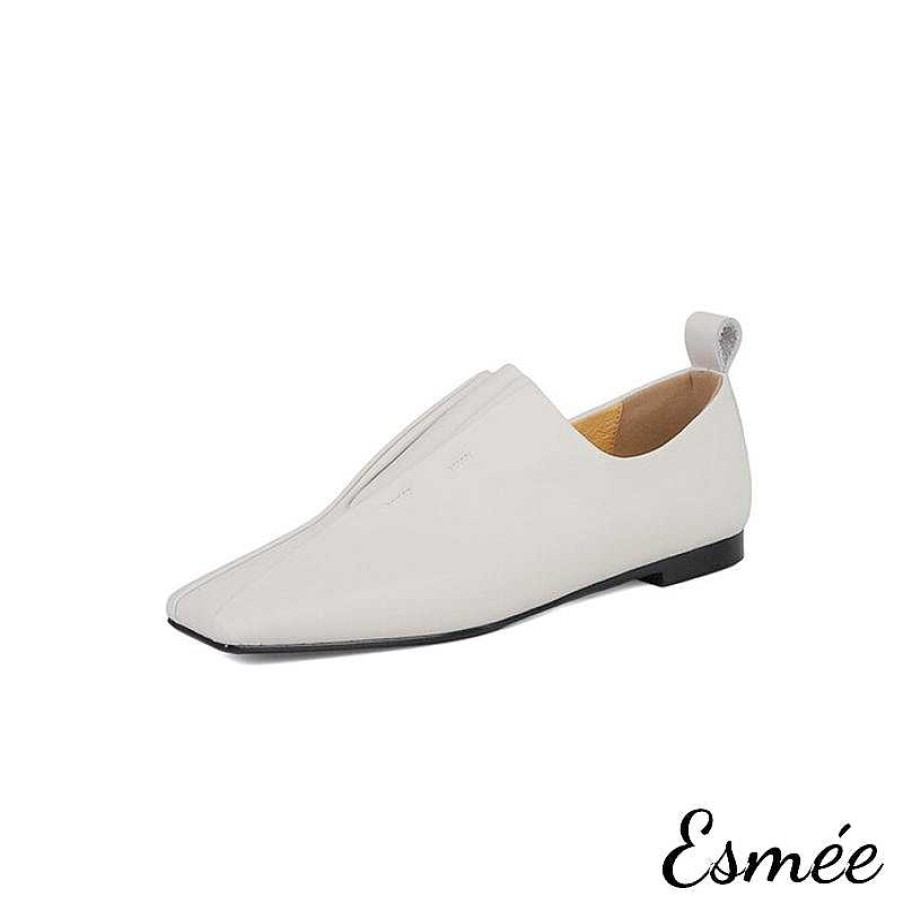 Shoes Esmée | Leather Loafers With Special Cut Out Design