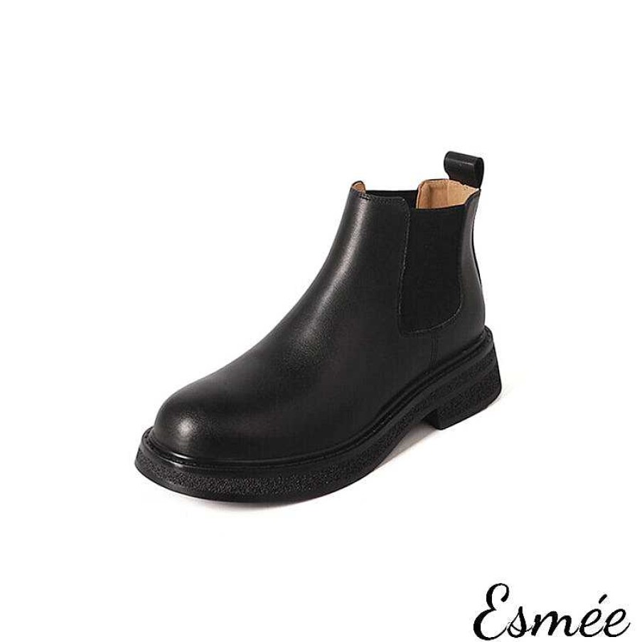 Shoes Esmée | Leather Ankle Chelsea Boots