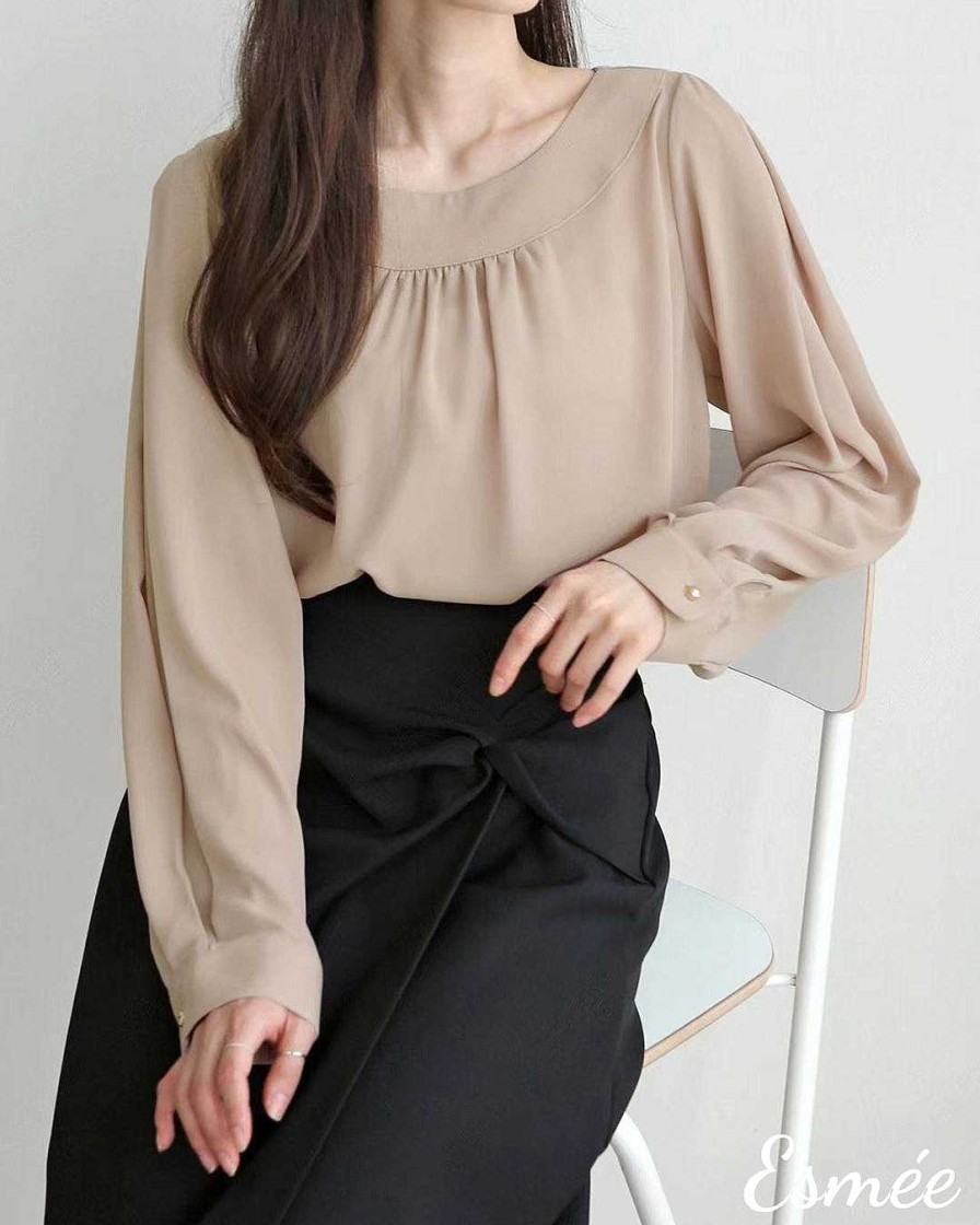 Clothing Esmée | Korean Chiffon Blouse