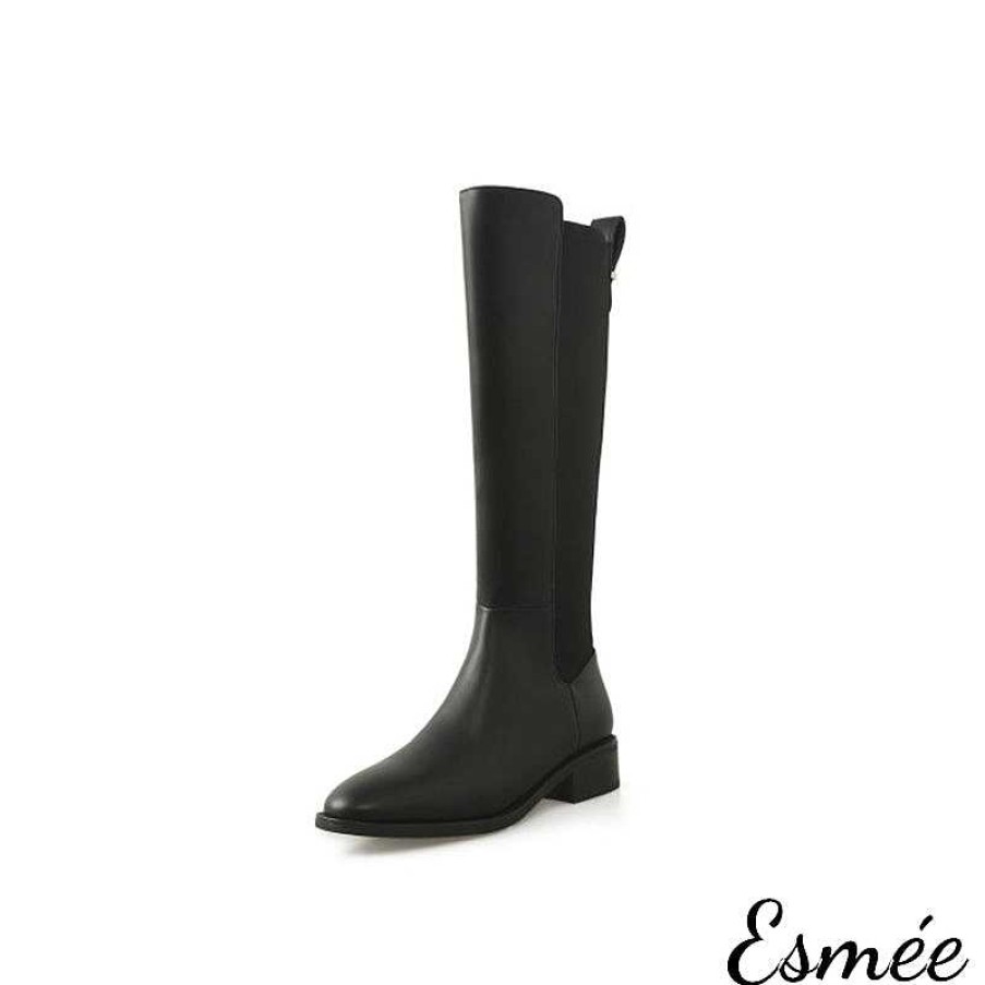 Shoes Esmée | Leather Fabrics Long Boots