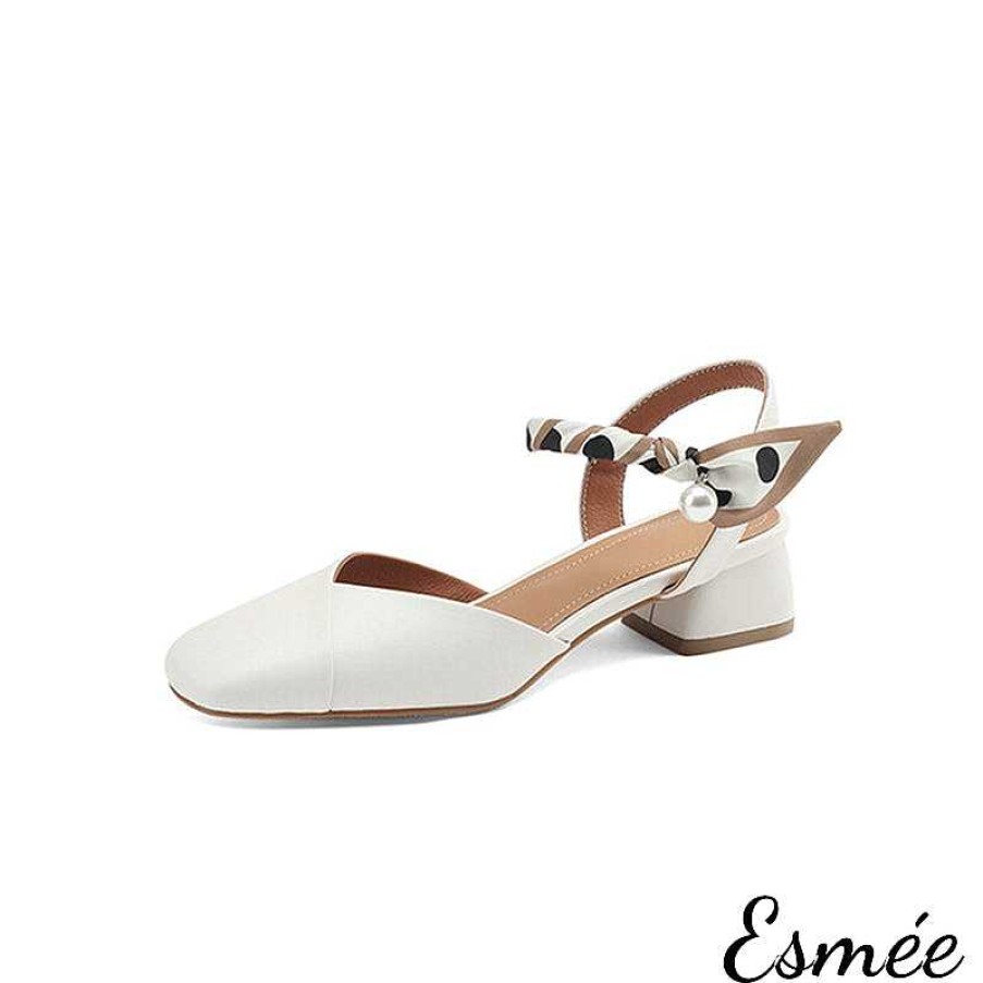 Shoes Esmée | Leather Sandals With Special Design Straps