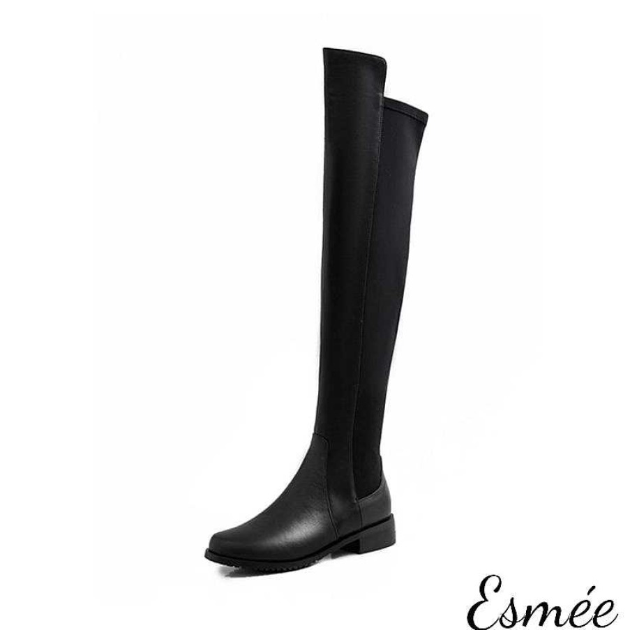 Shoes Esmée | Assorted Colors Leather/Suede Knee Boots