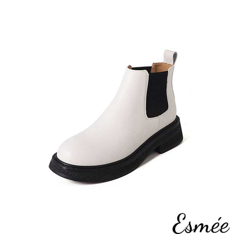 Shoes Esmée | Leather Ankle Chelsea Boots